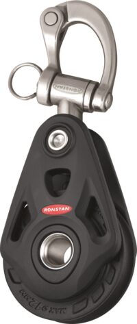 Ronstan Core 60mm, 1-schijfsblok, swivel, snapsluiting