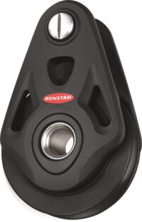 Ronstan Core 60mm, 1-schijfsblok, pen, staaldraad en touw