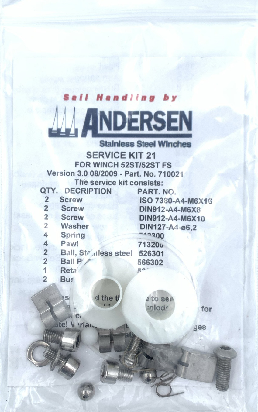 RA710021 Andersen winch service kit lier