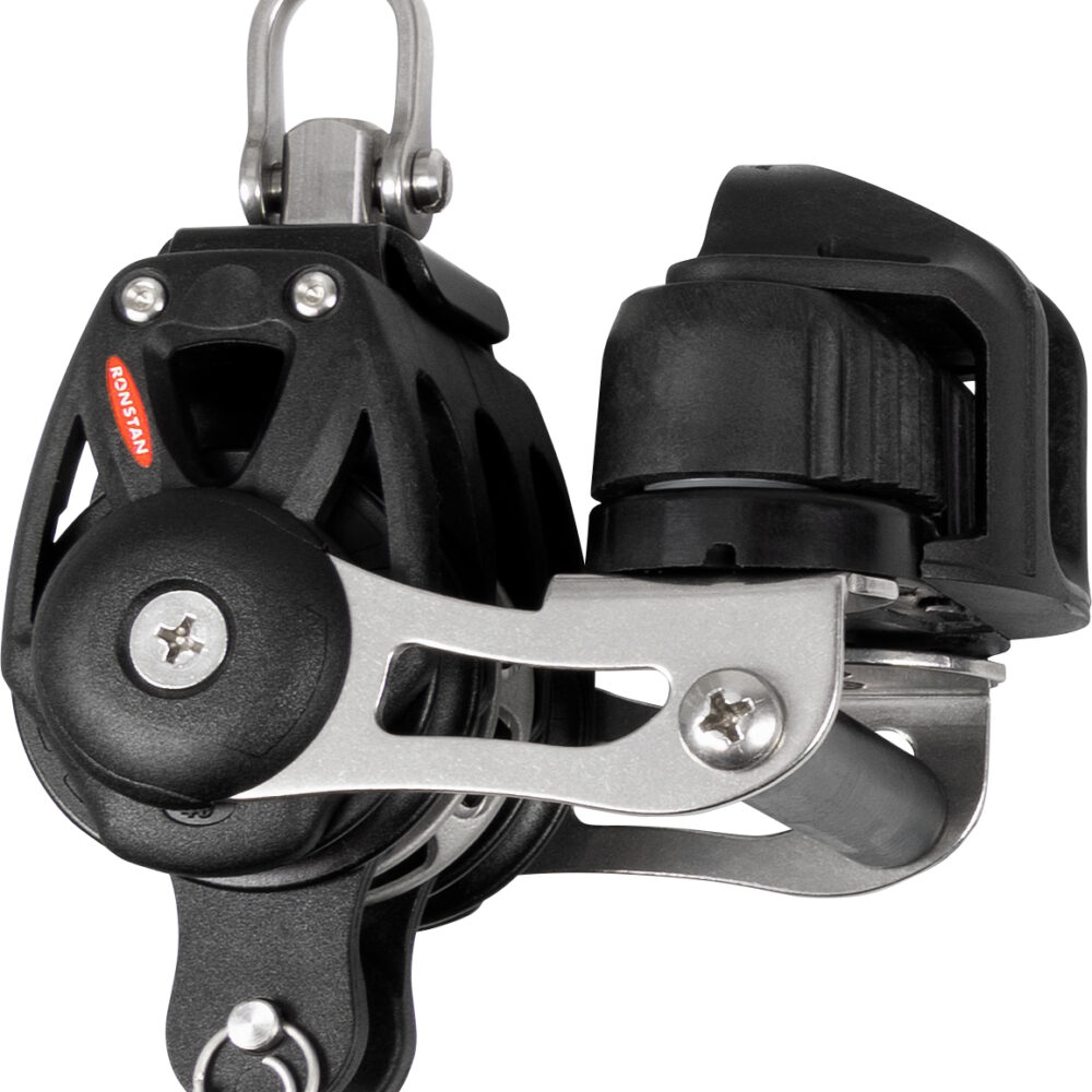 Ronstan Orbit S40 BB, 3-schijfsblok, hv, klem, swivel