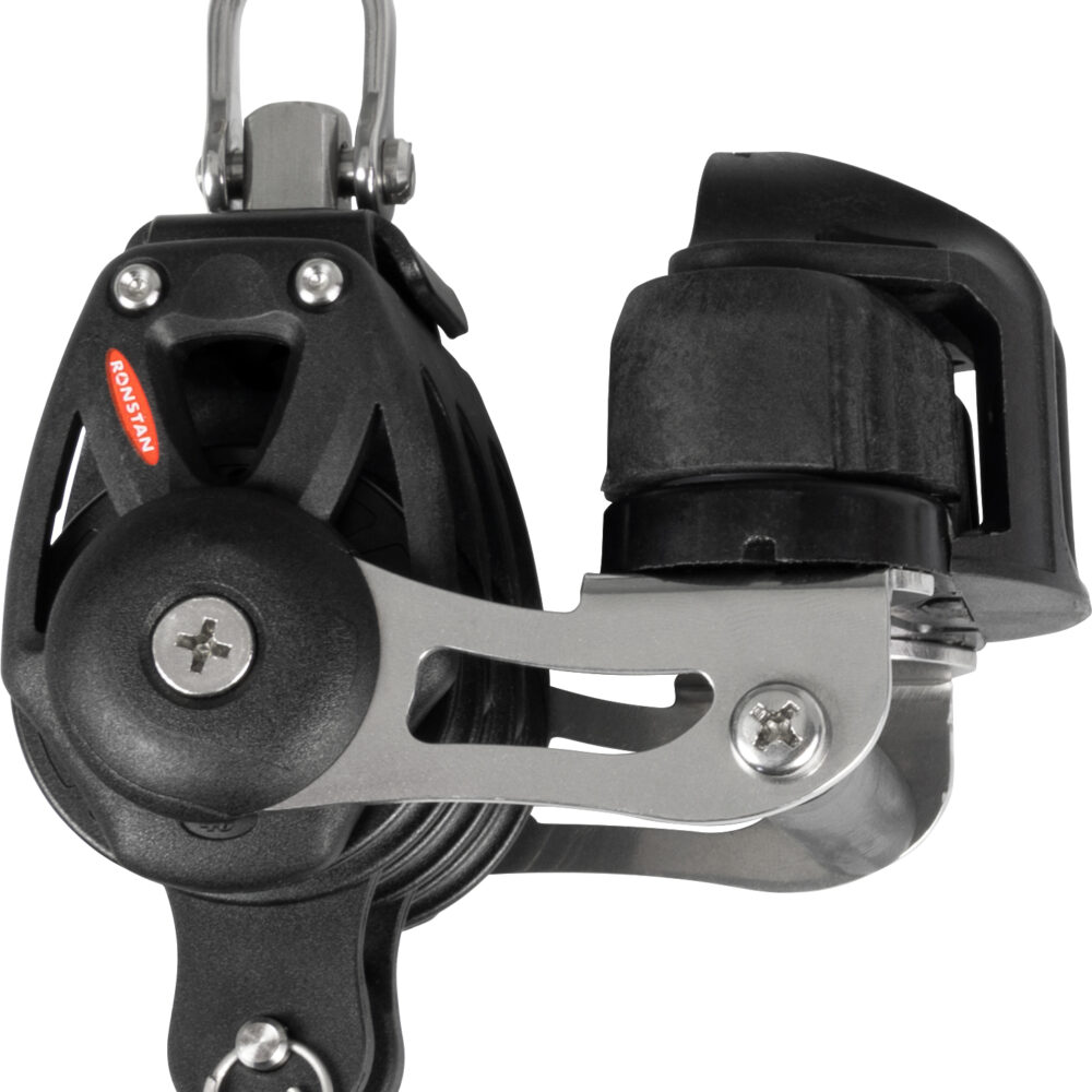 Ronstan Orbit S40 BB, 3-schijfsblok, hv, klem, swivel