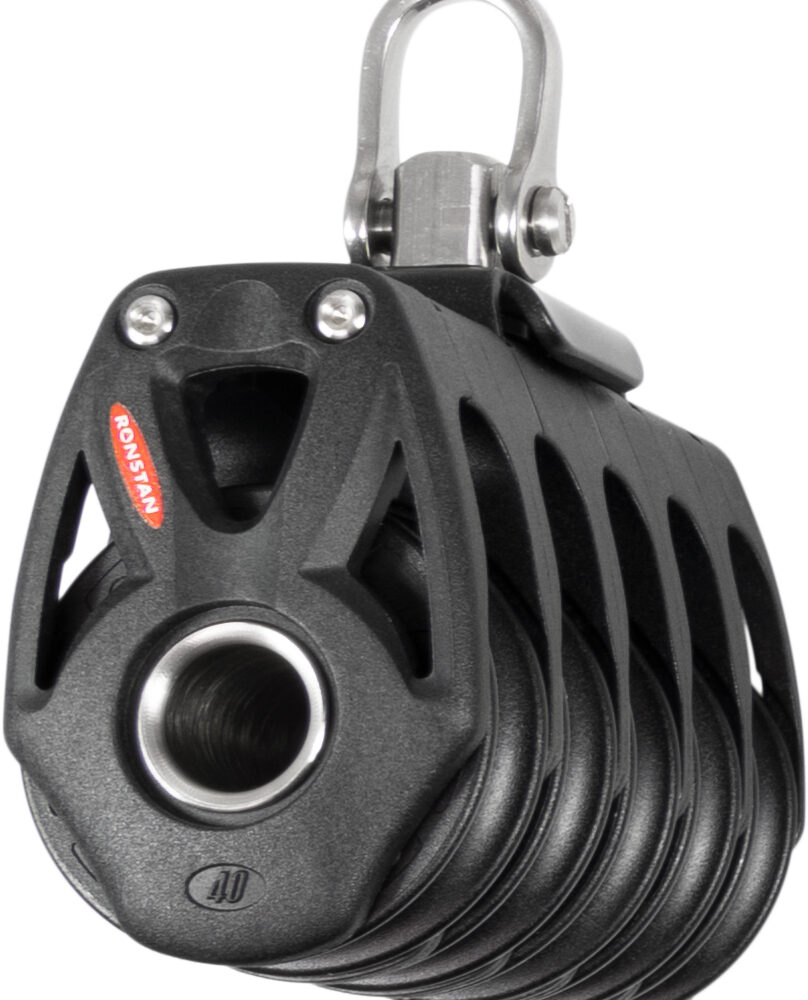 Ronstan Orbit S40 BB, 5-schijfsblok, swivel