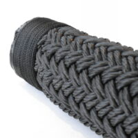 Gevlochten landvast 32mm zwart