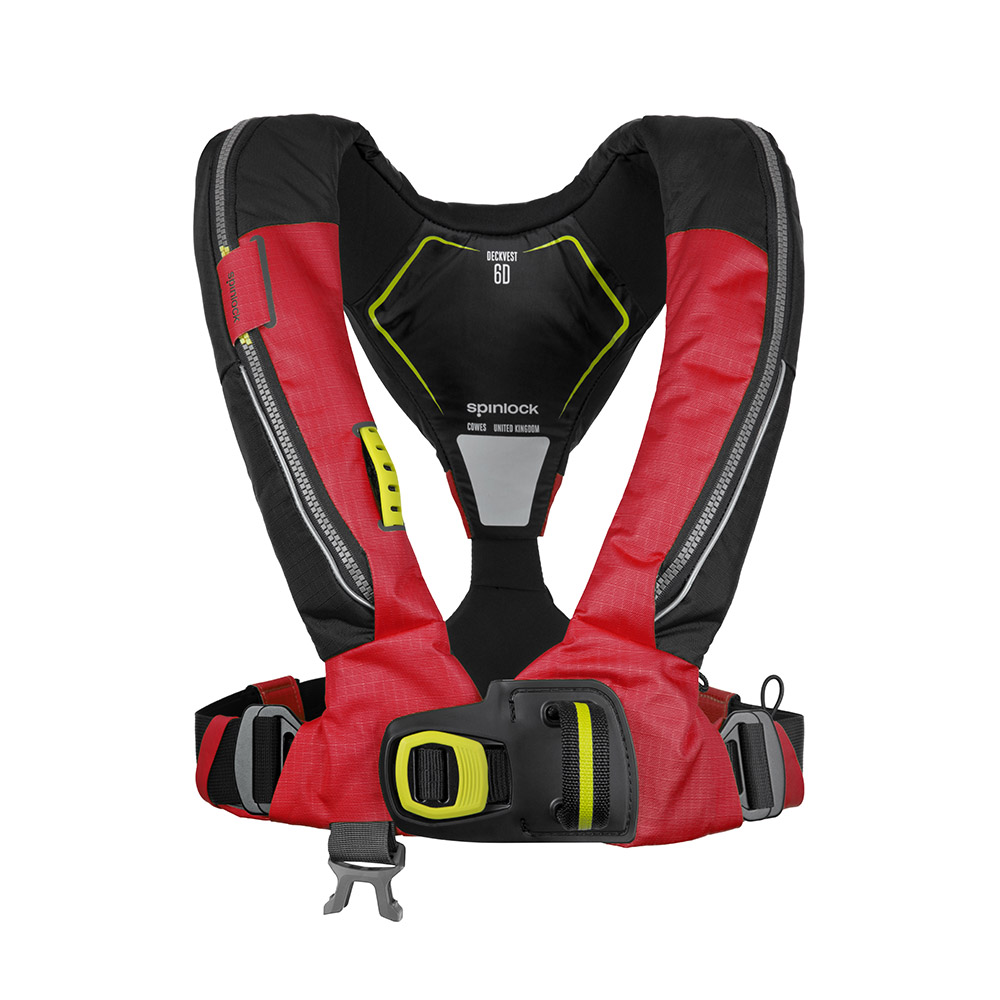 Spinlock Deckvest 6D Mercury red Reddingsvest rood