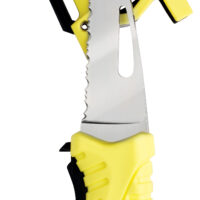 Wichard Reddingsmes Offshore Rescue Knife, fixed blade, fluo