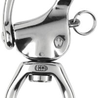 Wichard Snapsluiting HR RVS met groot oog 80 mm