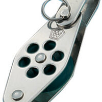 Wichard Blok 24 mm RVS 1-schijfs hondsvot en sluiting