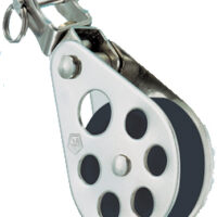 Wichard Blok 45 mm RVS 1-schijfs met gaffel