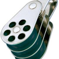 Wichard Blok 24 mm RVS 3-schijfs met sluiting