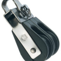 Wichard Double plain bearing block - Sheave 18 - Fixed eye