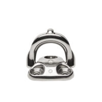 Wichard Dekoog scharnierend met extra haaks oog dia 8 mm