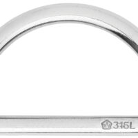 Wichard D-ring RVS 6 x 50 mm