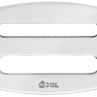Wichard Gesp dubbel RVS 4 x 42 mm