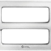 Wichard Gesp dubbel RVS 5-8 x 45 mm